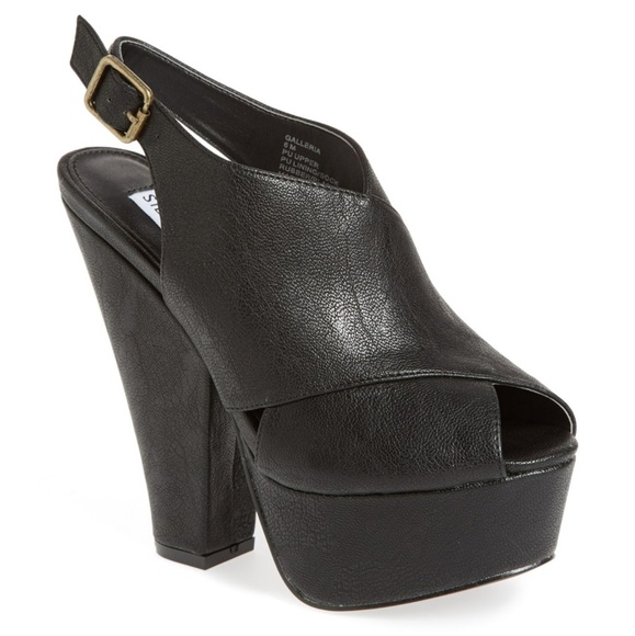 Steve Madden Shoes - STEVE MADDEN · Galleria Slingback Sandal · Black